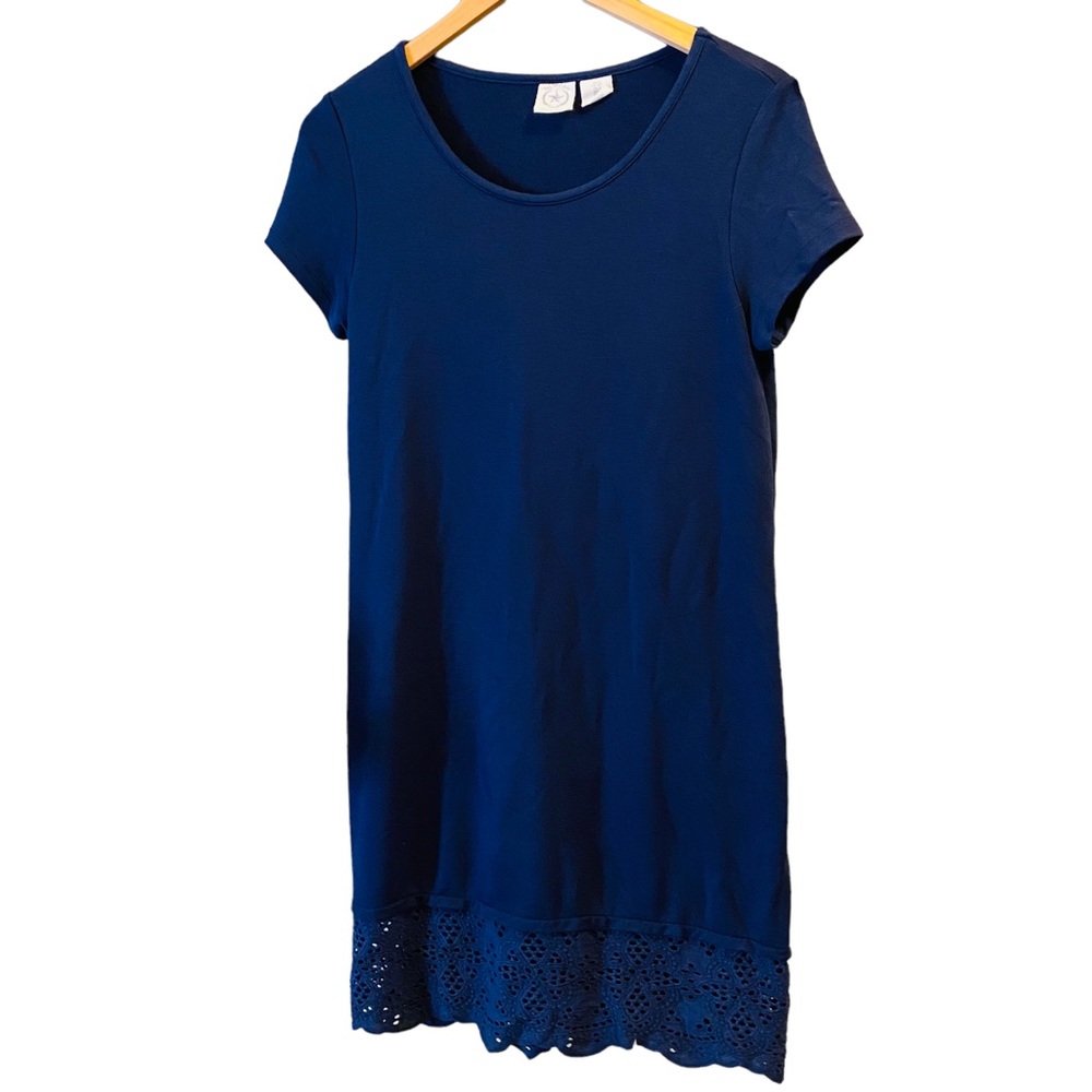 ⭐️ The Prairie By Rachel Ashwell Navy Eyelet Dress